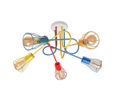Felületre szerelhető csillár OXFORD 5xE27/15W/230V