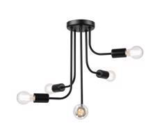 Felületre szerelhető csillár  TRINITY 5xE27/15W/230V fekete