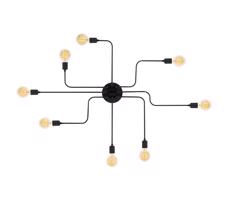 Felületre szerelhető csillár TRUVA 8xE27/40W/230V