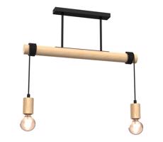 Felületre szerelhető csillár VIGA 2xE27/60W/230V fa