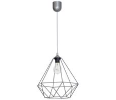 Függeszték BASKET 1xE27/60W/230V szürke