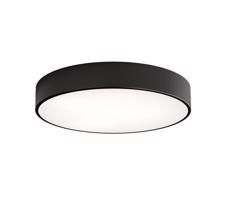Fürdőszobai mennyezeti lámpa CLEO 4xE27/24W/230V átm. 50 cm fekete IP54