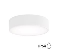 Fürdőszobai mennyezeti lámpa érzékelővel CLEO 2xE27/24W/230V á. 30 cm fehér IP54