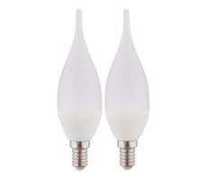 Globo KÉSZLET 2x LED Izzó E14/3W/230V 3000K