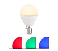 Globo LED RGBW Dimmelhető izzó ILLU E14/4,9W/230V 2700K + távirányító