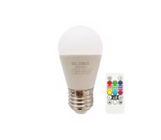 Globo LED RGBW Dimmelhető izzó ILLU E27/6W/230V 3000K + + távirányító