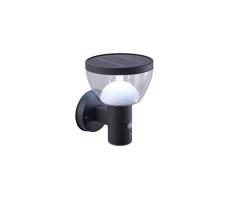 Greenlux LED kültéri napelemes fali lámpa érzékelővel LARIX LED/3W/3,7V IP44
