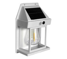 Greenlux LED Napelemes érzékelős fali lámpa LANTER LED/1W/3,7V IP44 fehér