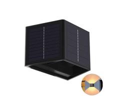 Greenlux LED Napelemes fali lámpa CUBUS 2xLED/1,5W/3,7V IP54