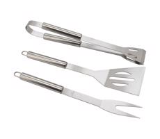 Grill eszközök rozsdamentes acél 3 db