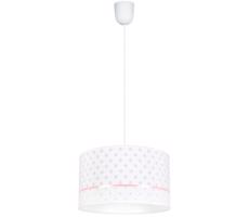 Gyerek csillár PIKKI 1xE27/60W/230V rózsaszín