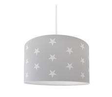 Gyerek csillár STARS GREY 1xE27/60W/230V