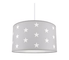 Gyerek csillár STARS GREY 1xE27/60W/230V