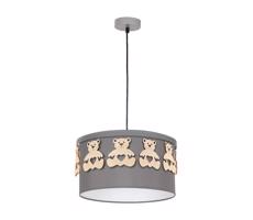 Gyerek csillár zsinóron BEAR 1xE27/60W/230V