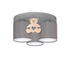 Gyerek mennyezeti lámpa BEAR 3xE27/60W/230V