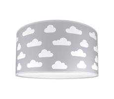 Gyerek mennyezeti lámpa CLOUDS GREY 2xE27/60W/230V szürke