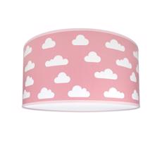 Gyerek mennyezeti lámpa CLOUDS PINK 2xE27/60W/230V rózsaszín