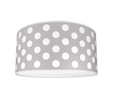 Gyerek mennyezeti lámpa DOTS GREY 2xE27/60W/230V szürke