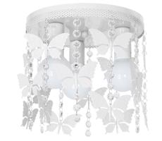Gyerek mennyezeti lámpa ELZA butterflies 3xE27/60W/230V fehér