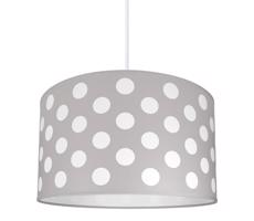 Gyereklámpa DOTS GREY 1xE27/60W/230V