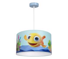 Gyermek csillár zsinóron FISH 1xE27/60W/230V