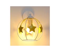 Gyermek fali lámpa STARS 1xE27/15W/230V sárga/fehér