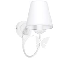 Gyermek falikar PILLANGÓ 1xE14/60W fehér