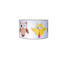 Gyermek mennyezeti lámpa OWLS 2xE27/60W/230V