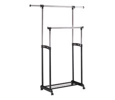 Halmar Mobil fém akasztó 170x142 cm fekete/fényezett króm