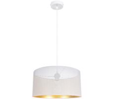 HEXE Csillár zsinóron ALDO 1xE27/60W/230V á. 40 cm fehér