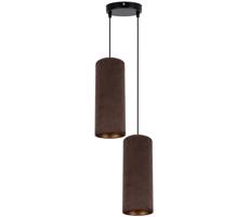 HEXE Csillár zsinóron AVALO 2xE27/60W/230V á. 20 cm barna