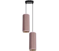 HEXE Csillár zsinóron AVALO 2xE27/60W/230V á. 20 cm rózsaszín