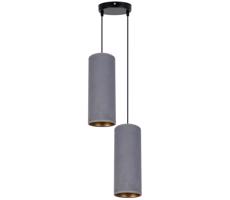 HEXE Csillár zsinóron AVALO 2xE27/60W/230V á. 20 cm szürke