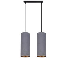 HEXE Csillár zsinóron AVALO 2xE27/60W/230V szürke