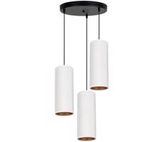 HEXE Csillár zsinóron AVALO 3xE27/60W/230V á. 35 cm fehér