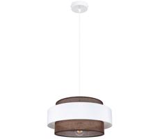 HEXE Csillár zsinóron CORSA 1xE27/60W/230V fehér/barna
