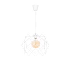 HEXE Csillár zsinóron GALL 1xE27/60W/230V fehér