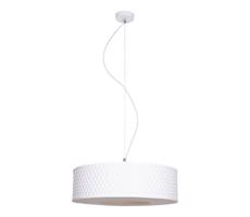 HEXE Csillár zsinóron GARDA 1xE27/60W/230V átm. 40 cm fehér
