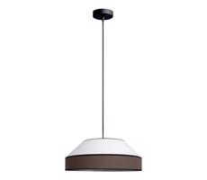 HEXE Csillár zsinóron MANISO 1xE27/60W/230V átm. 45 cm fehér/barna