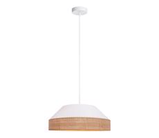 HEXE Csillár zsinóron MANISO 1xE27/60W/230V átm. 45 cm fehér/bézs