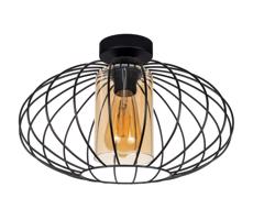 HEXE Felületre szerelhető csillár CORRINI 1xE27/60W/230V átm. 34 cm fekete/bézs
