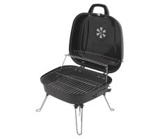 Hordozható faszenes grill fekete