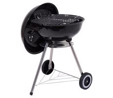 Hordozható faszenes grillsütő fekete