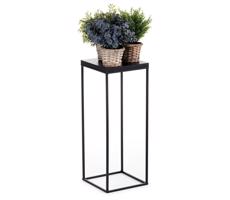 HowHomely Virágállvány BASICLOFT 60x24 fekete