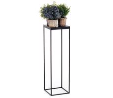 HowHomely Virágállvány BASICLOFT 80x24 fekete