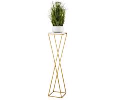 HowHomely Virágállvány LOFT 100x24 cm arany/fekete