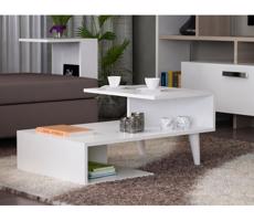 Kávésasztal CONCETTA 40x90 cm fehér