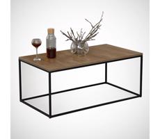Kávésasztal COSCO 43x95 cm barna/fekete