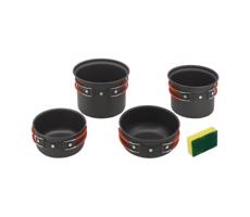 Kemping edénykészlet szivaccsal 4db