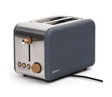 Kenyérpirító két lyukkal 900W/230V rozsdamentes acél/szürke
